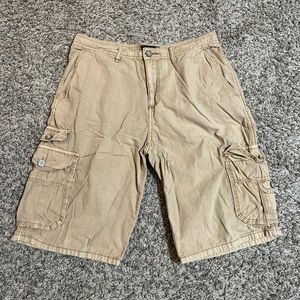 Buckle Black Cargo Shorts